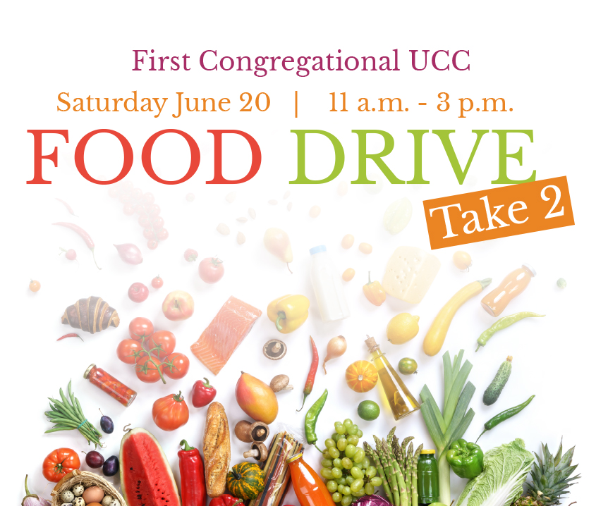 food drive June 20, 11 am to 3 pm
